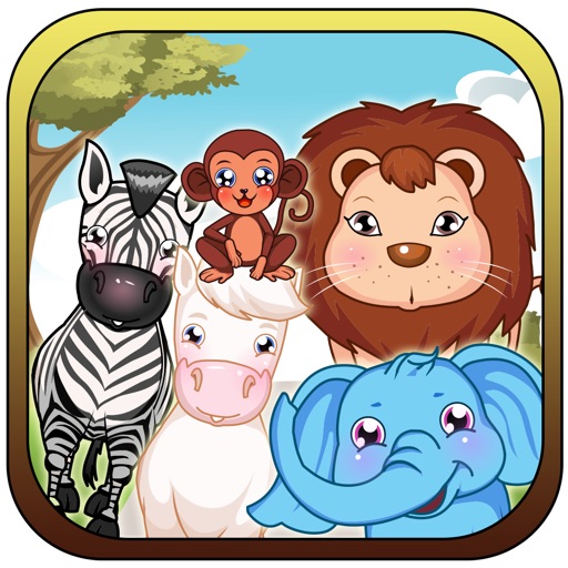 Falling Animals Match - Happy Barn Puzzle Pop Paid icon