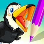 A Bird Coloring Book for Children Learn to Draw and Color Birdy Birds