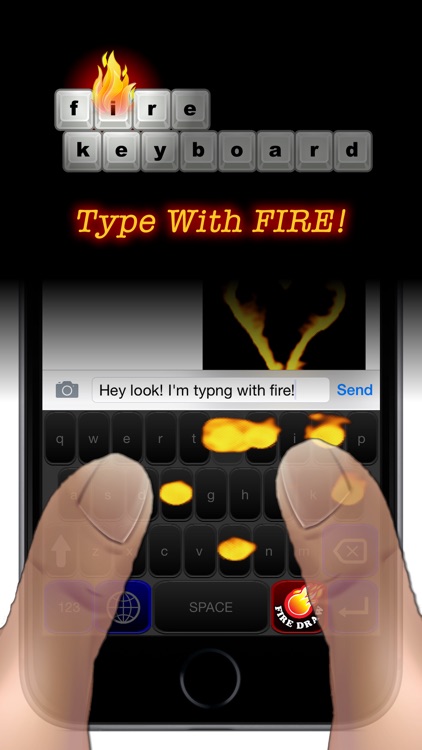 Fire Keyboard - Draw Flaming GIFs!