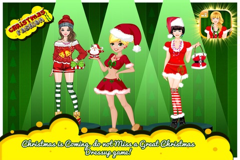 Christmas Fashion Dress Up screenshot 2