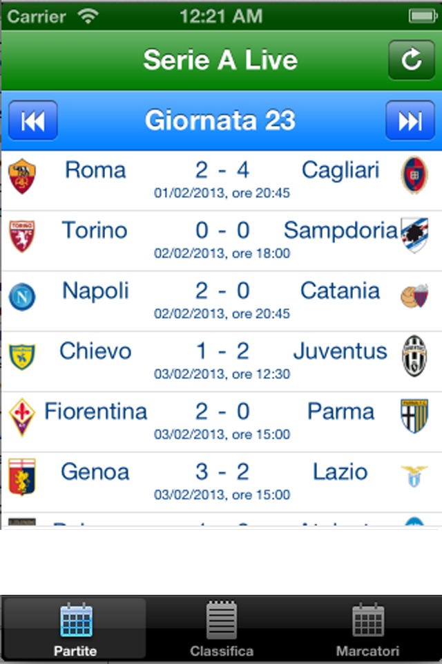 Serie A Live screenshot 4
