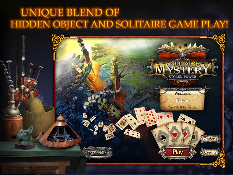 Solitaire Mystery: Stolen Power HD