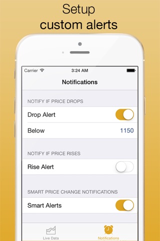 Gold Price Watch FREE - with live widget screenshot 3