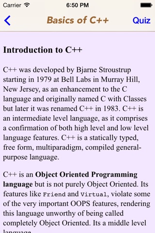 Pocket Guide For C++ screenshot 2