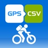 GPSからCSV for bicycle
