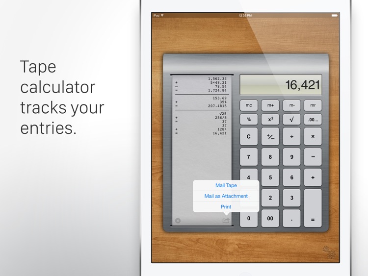 Calculator HD for iPad