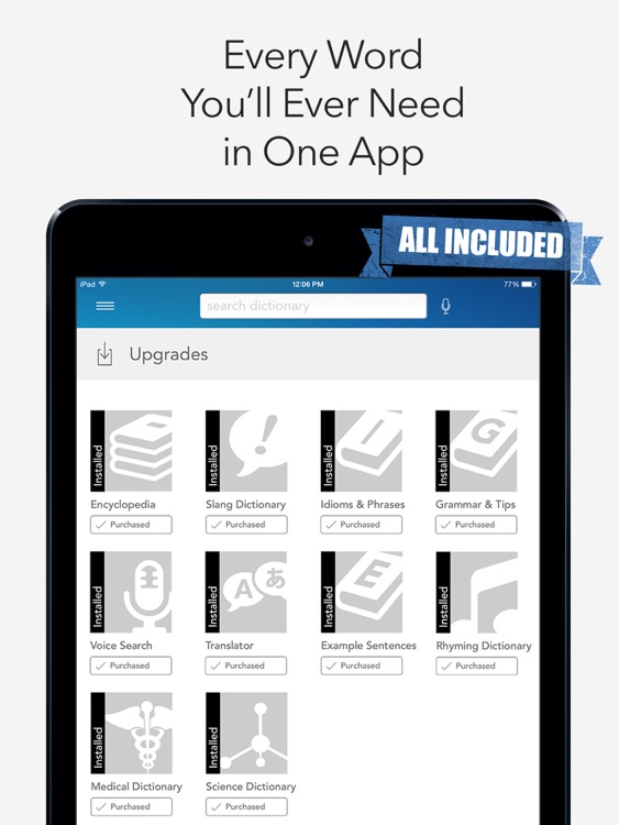 Dictionary.com Pro for iPad