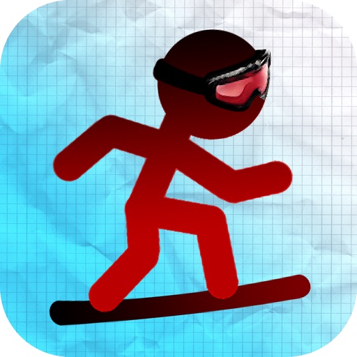 Stickman Skating - Epic Avalanche Mountain Hopping Snowboarder FREE icon