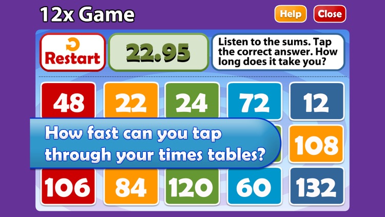 Maths Songs: Times Tables 7x ~ 12x screenshot-3