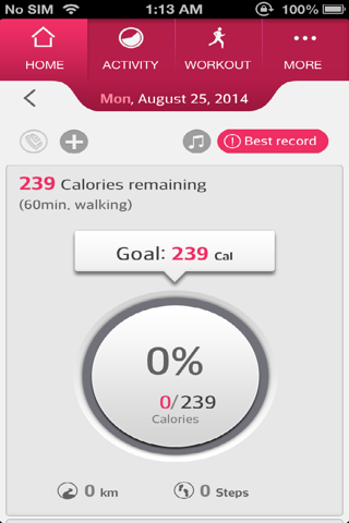 LG Fitness screenshot 2