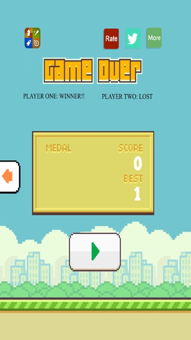 Flappy 2 Players - 彼らは鳥をピクセルのスクリーンショット5 Flappy 2 Players - 彼らは鳥をピクセルのスクリーンショット5