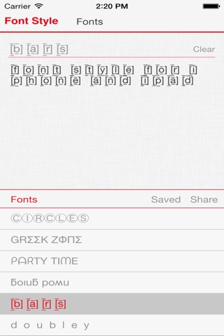 Font Style for iOS7+ screenshot 3