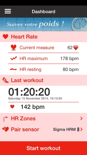 HR Tracker, Calc your Heart Rate during a workout(圖1)-速報App