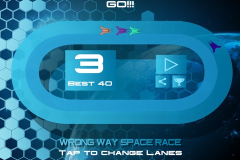 Wrong Way Space Race screenshot 2