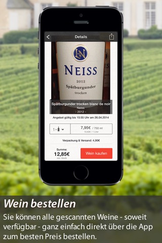 NAVINUM Wein Scanner - Weine scannen, bewerten und kaufen screenshot 2