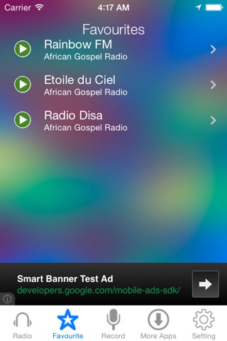 African Gospel Music Radio Recorder screenshot 3