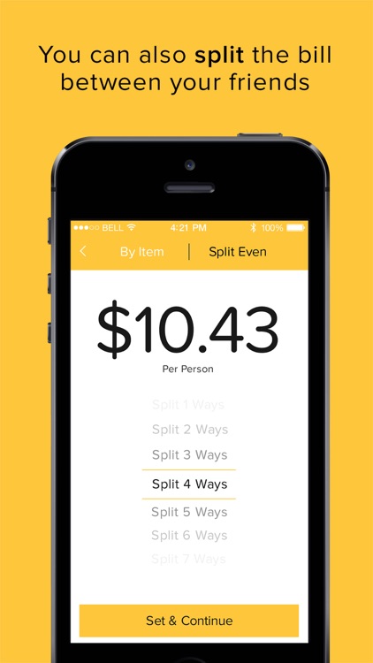 MyCheck - Split check, bill, tab or ticket screenshot-4