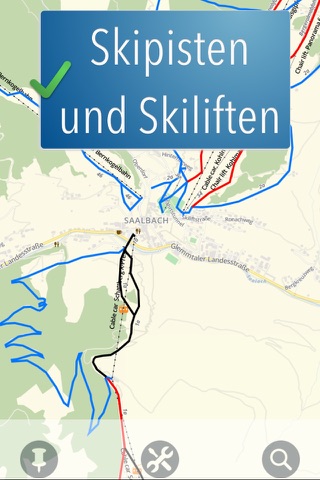 Saalbach-Hinterglemm Ski Map screenshot 2