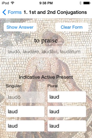 Principium Latin screenshot 2