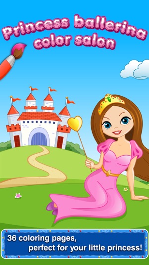 My Little Princess Ballerina Color Salon: Ballet Dancers Pri(圖1)-速報App