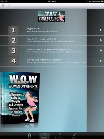 WOW:Beginners Guide to Weights and Strength Training for the Modern Woman screenshot 3