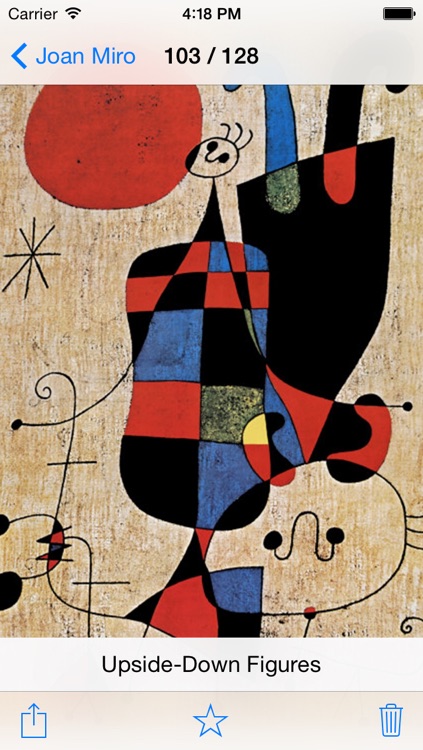 Joan Miró 128 Paintings HD Ad-free (Joan Miro) screenshot-3