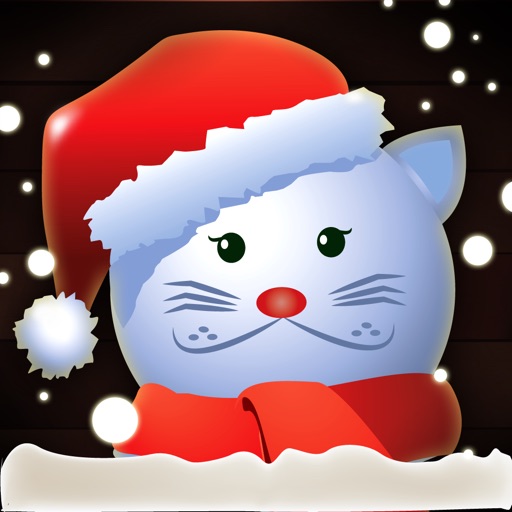 Santa Cat Christmas Jump - Mega Kitty Snow Leap FREE Icon
