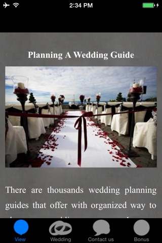 Planning A Wedding Guide screenshot 2