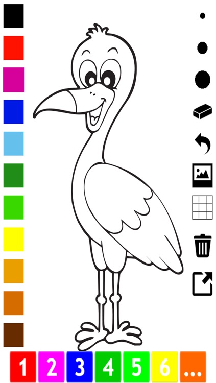 A Bird Coloring Book for Children: Learn to draw and color birdy birds screenshot-3