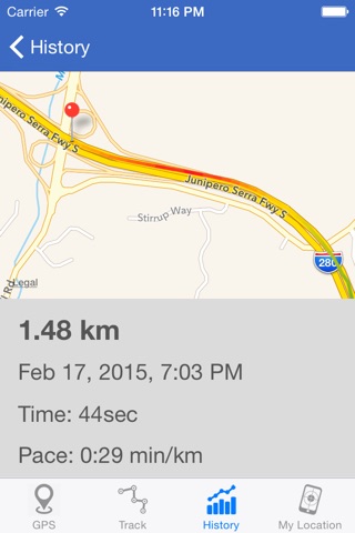 My Track, GPS tracking screenshot 2