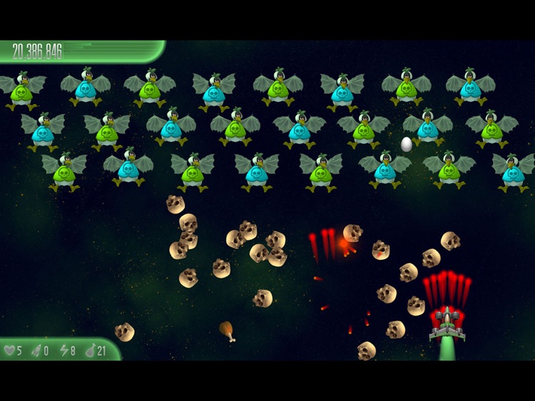 Chicken Invaders 5 Halloween HD screenshot-3