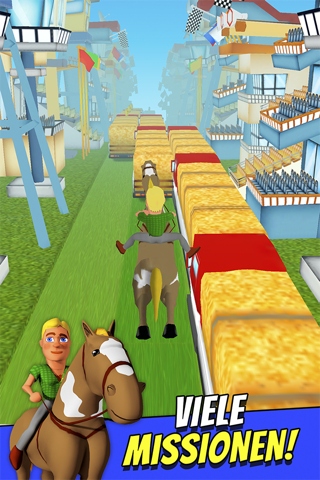 Cartoon Horse Riding Free - Horsemanship Equestrian Race Game screenshot 4