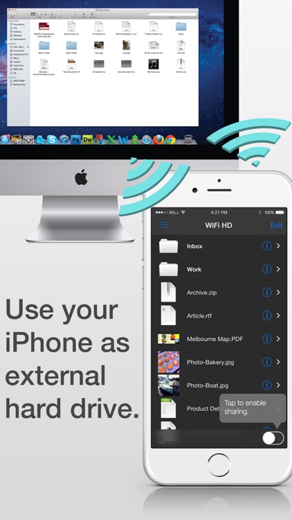 WiFi HD FREE (Wireless SMB USB Hard Disk Drive & NFS Network File Sharing Explorer)
