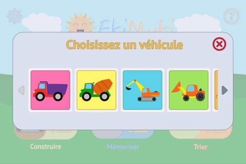 EkiMuki - Learn by playing with vehicles screenshot 2