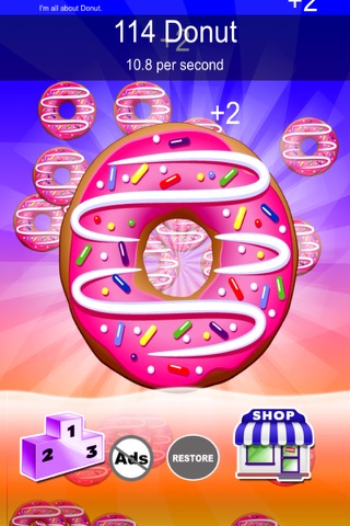 Donut Clickers - Count Those Rounded Cookies As They Fall screenshot 3