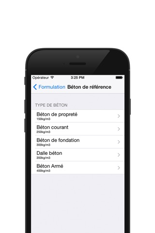 Formulation Béton screenshot 2