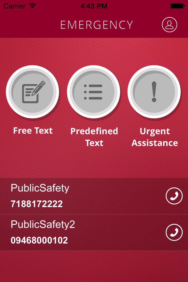 Fordham Safety Application screenshot 3