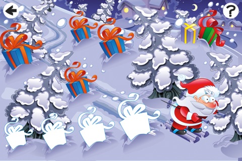 Baby & Kids Christ-mas Education-al Learn-ing Game: Sort-ing Santa & Snow-Man By Size screenshot 2