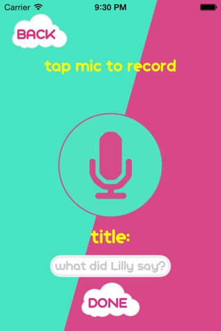 Baby awww - Record your Baby 's first words! screenshot 4