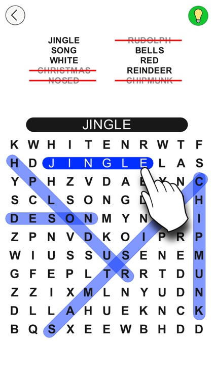 Word Search and Find - Search for Animals, Baby Names, Christmas, Food and more!