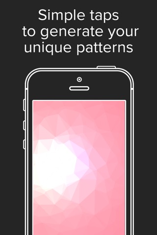 Low Poly Wallpaper / Lock Screen Generator with Art Patterns Themes: optimized for 6 or 6 plus resolutions screenshot 3