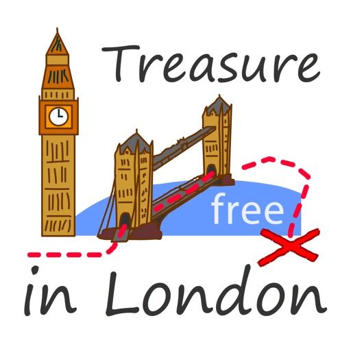 Treasure Hunt Map London Free Icon