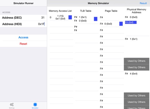MemSimulator screenshot 3