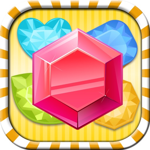 Jewel Match Magic HD - The Best Free match 3 puzzle game for kids and girls Icon