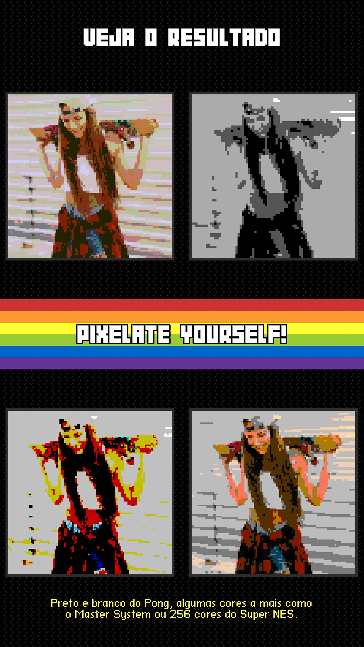 Screenshot do app Bitstagram