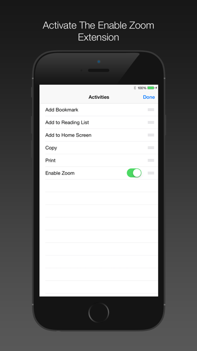 Enable Zoom App Extension Screenshot 2