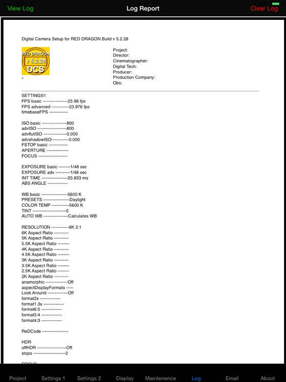 Digital Camera Setup RED DRAGON v 5.2.28 screenshot-4