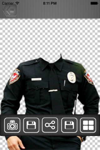 Police Suit Photo Montage screenshot 2