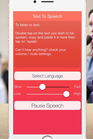 iSpeak! Text to Speech screenshot 3