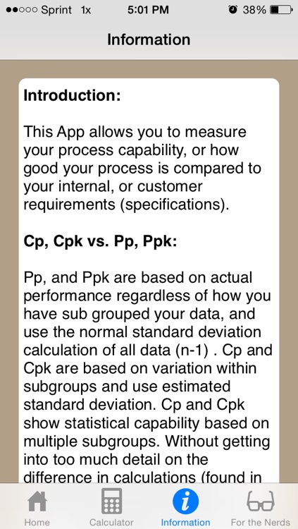 Cpk Calculator